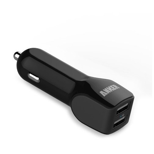 Anker® 4.8A / 24W 双端口USB车载点烟器充电器，原价$19.99,现价$9.99