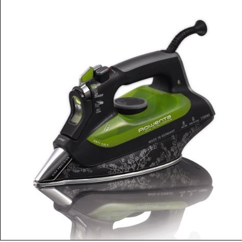 Rowenta DW6080 Eco-Intelligence Auto-Off Steam Iron with 3D Stainless Steel Soleplate, 1700-Watt, Black for $59 free shipping