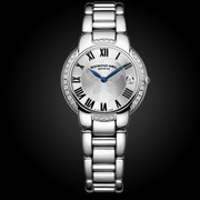 RAYMOND WEIL 雷蒙威 2629-STS-01659 JASMINE 佳茗系列 鑲鑽女款自動機械腕錶 原價$3550 現價$958 （需用碼） 免郵費