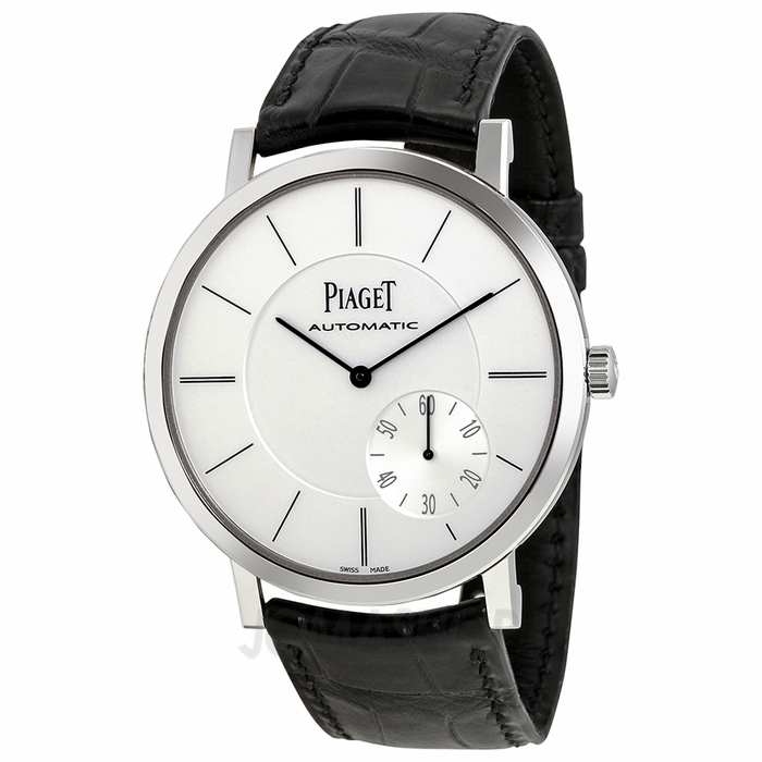 Piaget Altiplano Automatic Silver Dial Black Leather Mens Watch G0A35130, only $15,450.00, free shipping