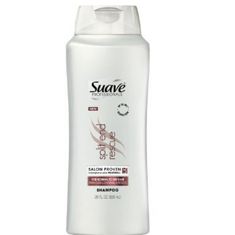 Suave Professionals Split End 修复洗发水，28盎司，原价$4.79，现点击coupon后仅$1.74 免运费！