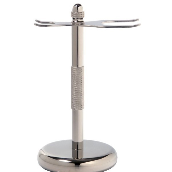 Escali Deluxe Chrome Razor and Brush Stand for $17.95