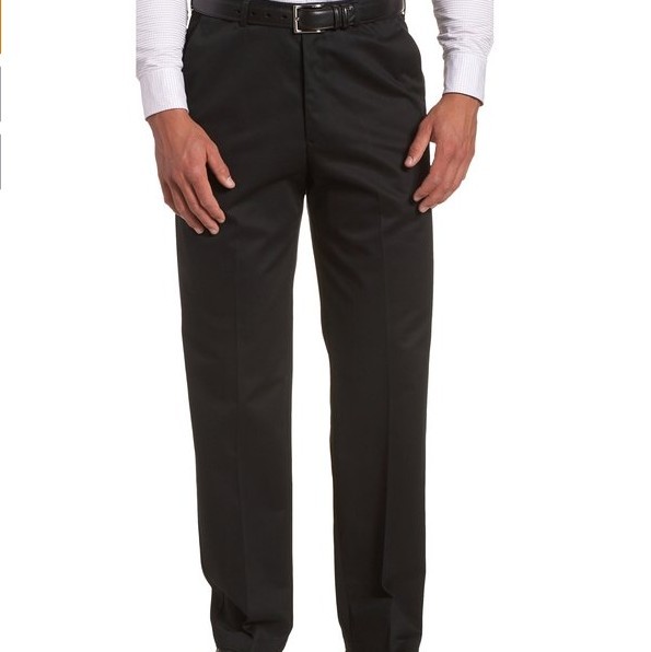 Haggar Men's Work To Weekend Hidden Expandable Waist No Iron Plain Front Pant for$27.23