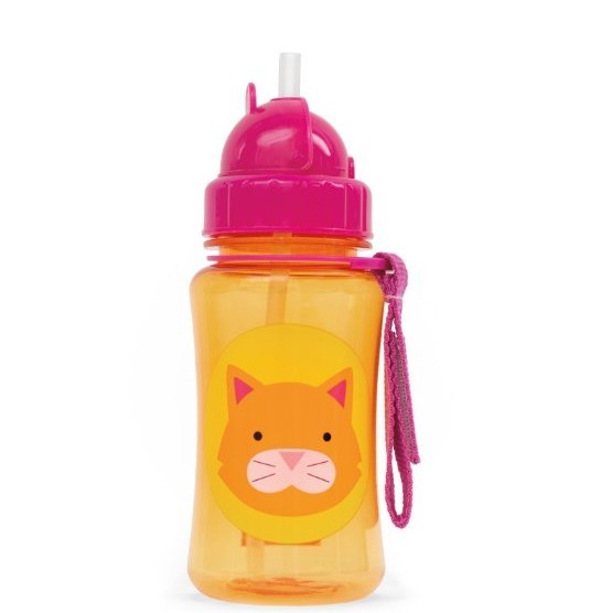 Skip Hop Zoo Straw Bottle, Cat for $4.80
