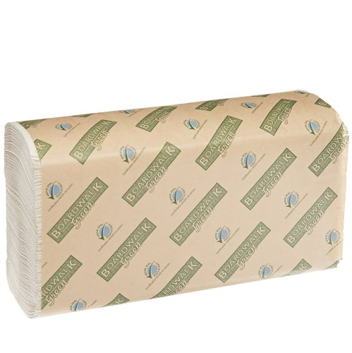 Boardwalk BWK 10GREEN Folded Towels, Multi-Fold, Natural White (16 Pack of 250) for$25.95