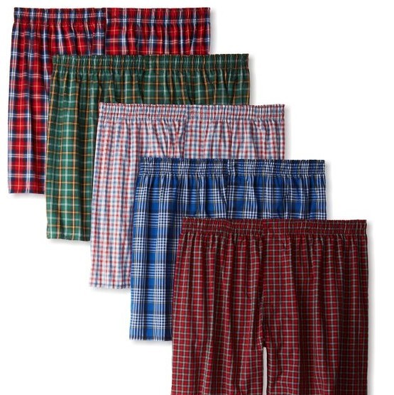 Hanes Men's 5-Pack Classics Tartan Boxer - Colors May Vary $14.96 FREE Shipping on orders over $49