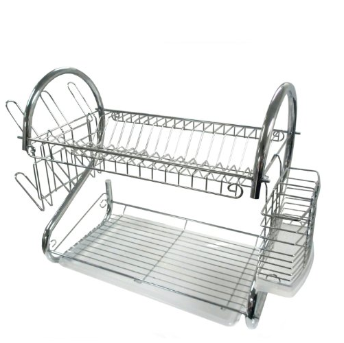Better Chef DR-16 2-Tier Dish Rack, 16-Inch, Chrome for$18.54