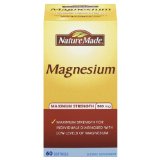 Nature Made Maximum Strength Magnesium Softgel, 500 mg, 60 Count $5.64 FREE Shipping on orders over $49