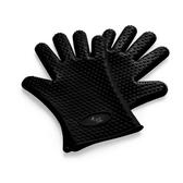 Chef's Star Germ & Heat Resistant - Sure Grip Silicone BBQ Cooking Gloves - Waterproof - Dishwasher Safe! (Black) for$12.59