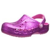 crocs卡洛馳Baya Hi-Glitter女童洞洞鞋 用折扣碼后$13.5