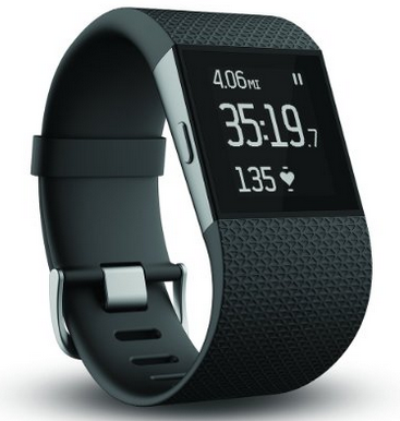 大降！史低价！Fitbit Surge Fitness Superwatch无线心率  超级运动智能手表，原价$249.95，现仅售$99.99，免运费