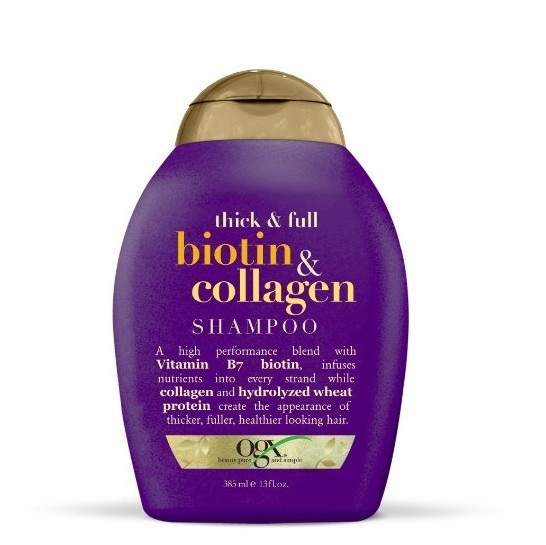 OGX Thick & Full Biotin & Collagen 維他命膠原蛋白洗髮水 385ML, 現僅售$5.48