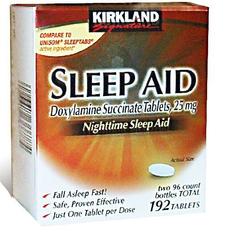 Kirkland Signature Sleep Aid Doxylamine Succinate 25 Mg, 192-Count for $11.89