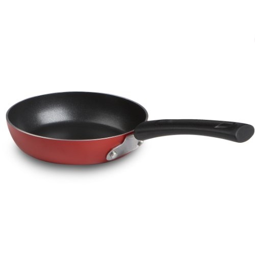 T-fal A83100 Specialty Nonstick Dishwasher Safe PFOA Free One Egg Wonder Fry Pan Cookware, 4.5-Inch, Red only $4.46