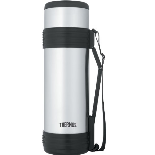 Thermos 61 Ounce Vacuum Insulated Beverage Bottle with Folding Handle, Stainless Steel, only $34.34, free shipping