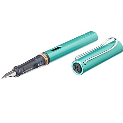 Lamy Lamy Al Star Fountain Pen, Blue/Green Extra Fine (L32-EF), only $30.95 