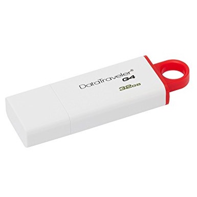 Kingston Digital 32GB Data Traveler 3.0 USB Flash Drive - Red (DTIG4/32GB ), only $6.98