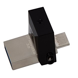 Kingston Digital 32GB Data Traveler Micro Duo USB 3.0 Micro USB OTG (DTDUO3/32GB), only $11.99