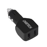 CHOETECH 21W 4.8A Dual USB Car Charger/Adapter，$9.98