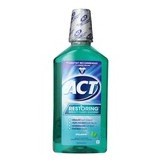 ACT Restoring Anti Cavity Fluoride Mouthwash Spearmint, 33.8 Ounce Bottles (Pack of 3) for$13.25 free shipping