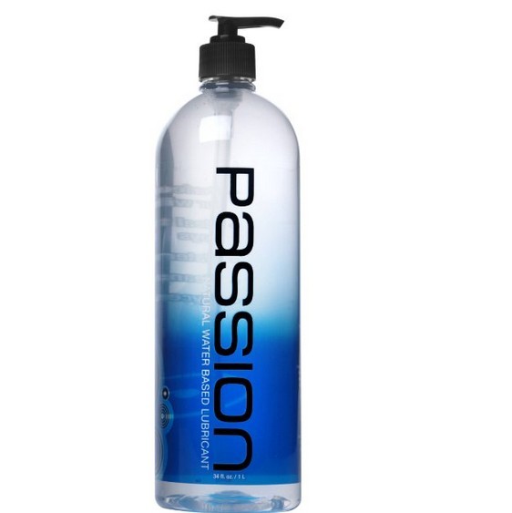 Passion Lubes, Natural Water-Based Lubricant, 34 Fluid Ounce for $20.11