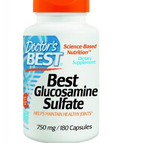 Doctor's Best, Best Glucosamine Sulfate (750 mg), Capsules, 180-Count for $6.73 free shipping