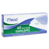 Mead #10 Security Envelopes, 40 Count (75214)，$1.99 