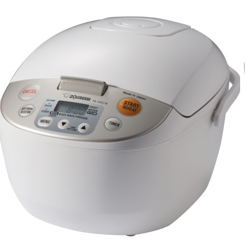 Zojirushi NL-AAC18 Micom Rice Cooker (Uncooked) and Warmer, 10 Cups/1.8-Liters, only $124.99, free shipping
