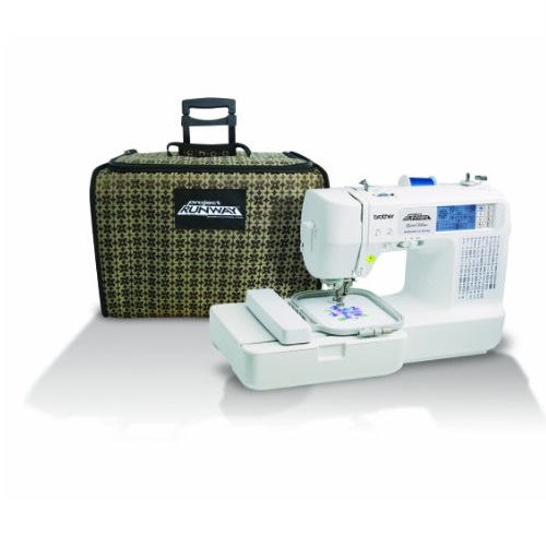 Brother LB6800PRW Project Runway Computerized Embroidery and Sewing Machine with Included Rolling Carrying Case, only $314.99, free shipping