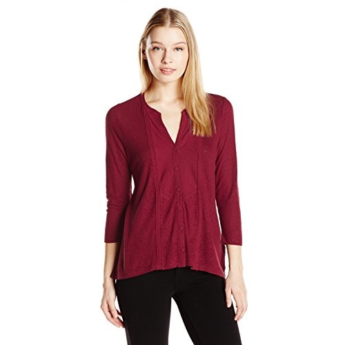 Lucky Brand Women's Tuxedo Top, only $9.02 after using coupon code 