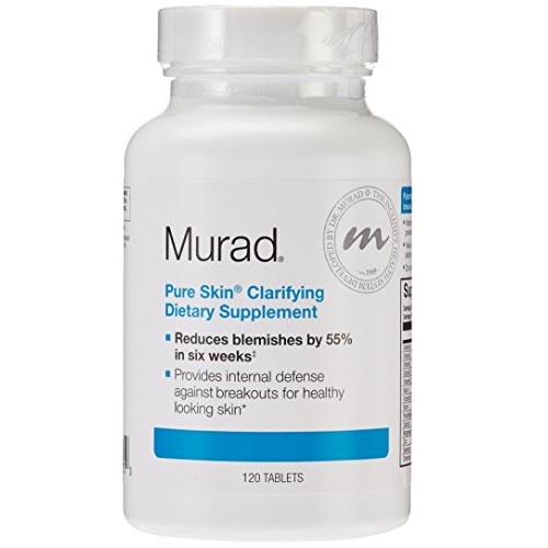 Murad 慕拉Pure Skin Clarifying Dietary 抗痘净肤胶囊，120粒，原价$45.00，现仅售 $26.46