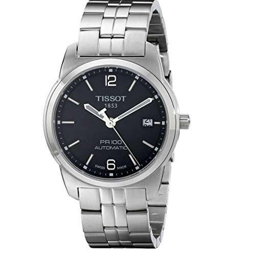 Tissot Men's T0494071105700 PR 100 Black Automatic Dial Watch, only $330.00, free shipping