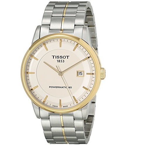 Tissot Men's T0864072226100 Luxury Analog Display Swiss Automatic Two Tone Watch, only $609.00, free shipping