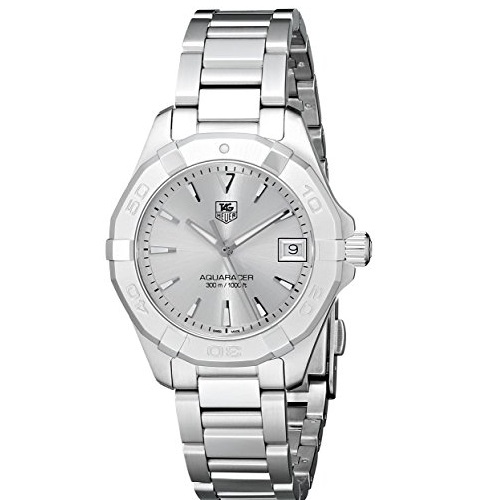 TAG Heuer Women's WAY1311.BA0915 300 Aquaracer Analog Display Swiss Quartz Silver Watch, only $999.00, free shipping