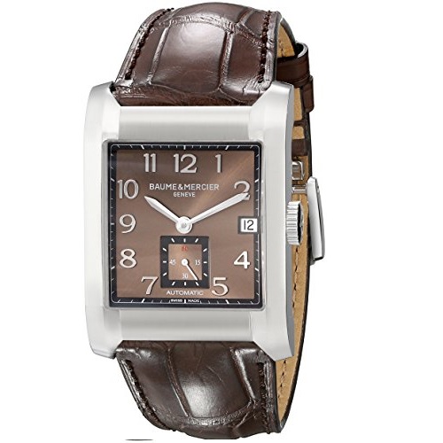 Baume Mercier Men's 10028 Hampton Mens Brown Leather Strap Automatic Watch， only $795.00 , free shipping