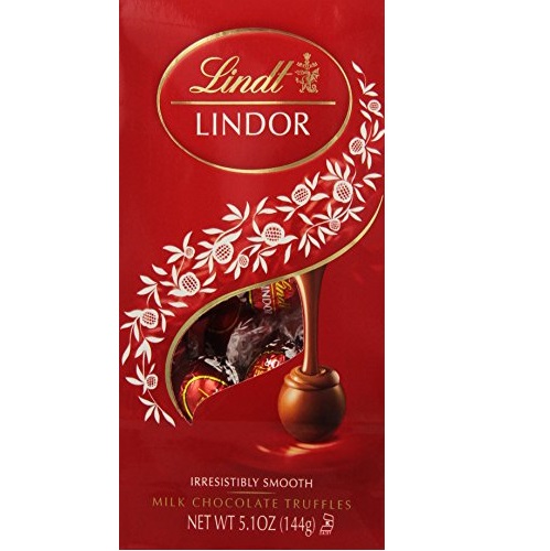 Lindt LINDOR Milk Chocolate Truffles, 5.1oz (Pack of 6), only $11.49