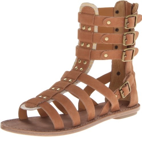ASH 艾熙 Nomad Gladiator Sandal 女士时尚牛皮平底凉鞋，原价$235.00，现仅售 $56.50，免运费。 