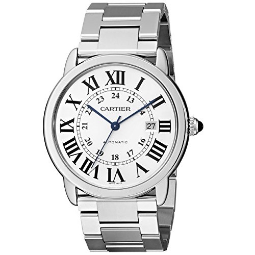 Cartier Men's W6701011 Ronde Solo Analog Display Automatic Self Wind Silver Watch, only $3,150.00, free shipping