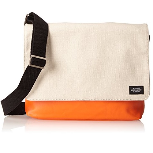 Jack Spade Men's Dipped Industrial Canvas Square Messenger, only $54.40, free shipping