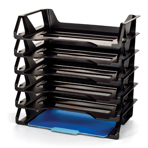 Achieva Side Load Letter Tray, Recycled, Black, 6 Pack (26212), only $5.14