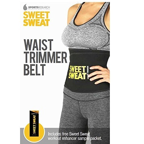 Sweet Sweat Premium Waist Trimmer for Men & Women. Includes Free Sample of Sweet Sweat Workout Enhancer!, Only $20.95, You Save $9.04(30%)