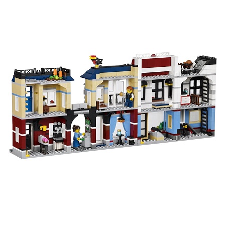 史低价！LEGO乐高Creator创意百变系列31026 自行车店与咖啡厅，原价$89.99，现仅售$61.67，免运费
