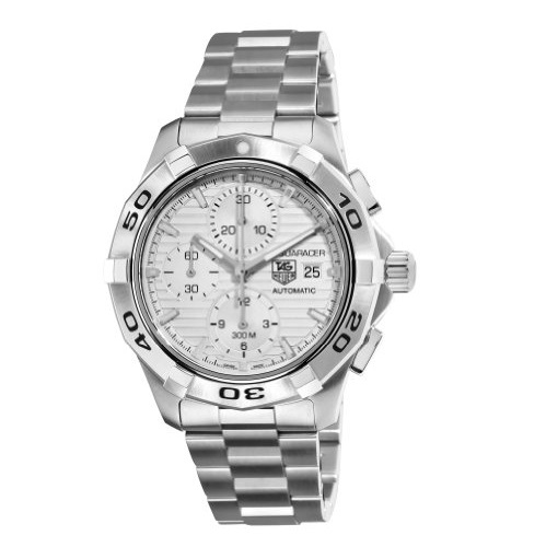 TAG Heuer Men's CAP2111.BA0833 Aquaracer Silver Chronograph Dial Watch, only $1,895.00, free shipping