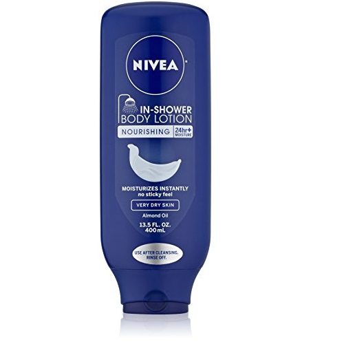 NIVEA In-Shower Nourishing Body Lotion for Very Dry Skin, 13.5 Ounce, only $3.93, free shipping after clipping coupon and using SS