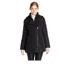 Jessica Simpson Women's Asymmetrical Zip Down Coat for $65.71 free shipping