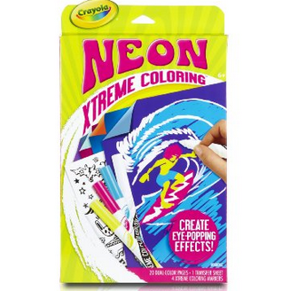 Crayola Neon Extreme Coloring Kit，$3.99