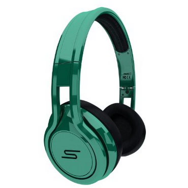 SMS Audio STREET by 50 Cent On Ear Headphones - Green，$85.00 & FREE Shipping