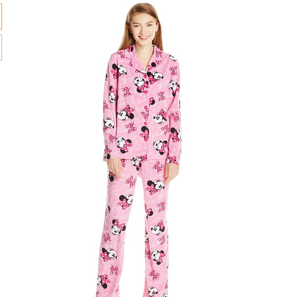 迪斯尼女士米老鼠粉色款睡衣套裝 僅售$12.37
