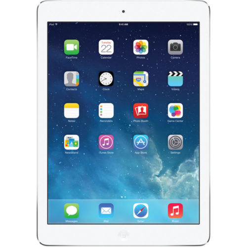 Apple® - iPad® Air with Wi-Fi + Cellular - 128GB - (AT&T) - Silver/White, only $499.99, free shipping