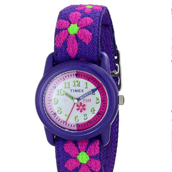 Timex天美時兒童 時間老師花朵手錶 原價$22.95 現價$12.62 